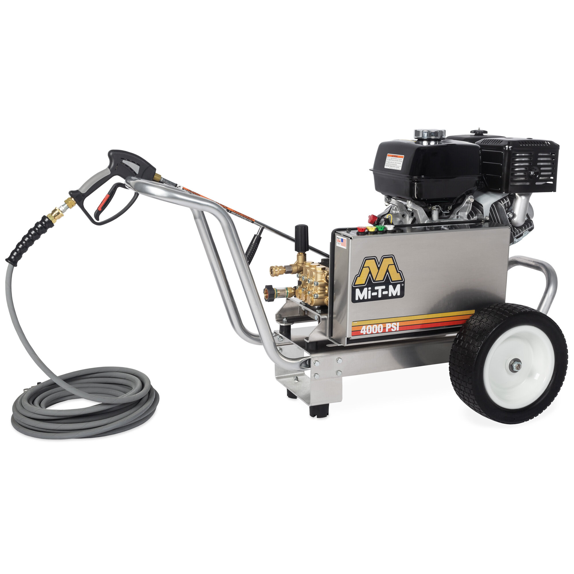 Mi-T-M CBA Aluminum Series Gasoline Belt Drive Pressure Washer, CBA-4004-1MAH